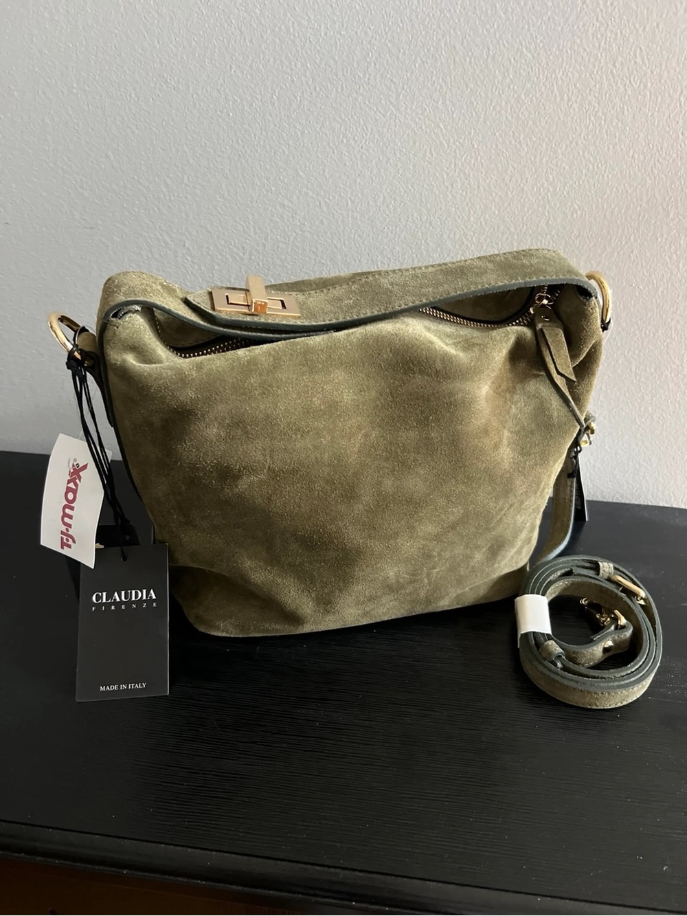 Claudia Firenze Suede Bag